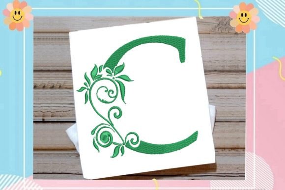 C Beautiful Monogram Letter