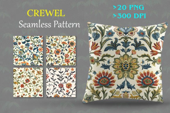 Crewel Seamless Pattern Review
