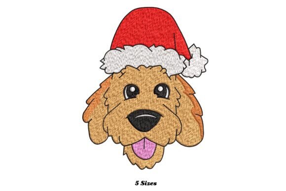 Goldendoodle Dog Christmas
