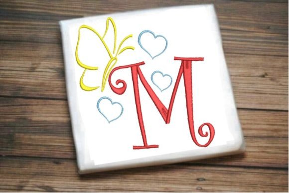 M Letter Love Butterfly Monogram: A Designer's Review