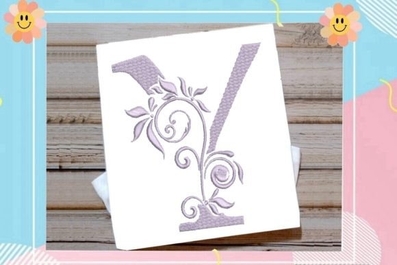 Y Beautiful Monogram Letter